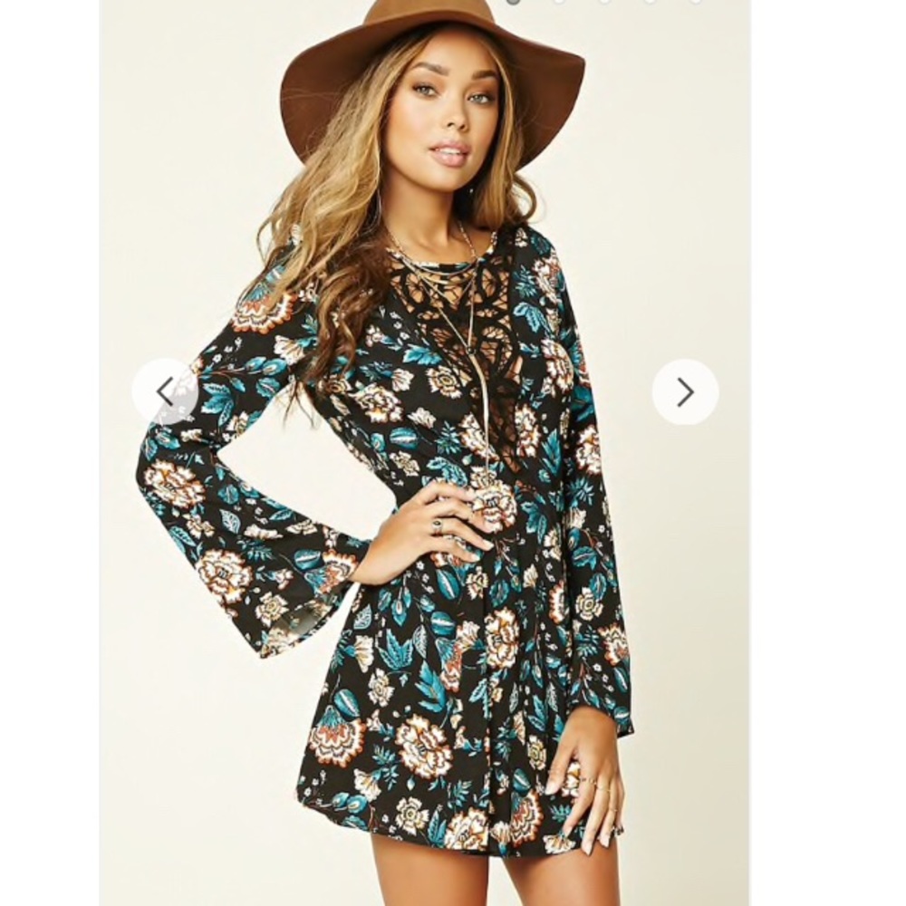 Crochet Fit & Flare Dress